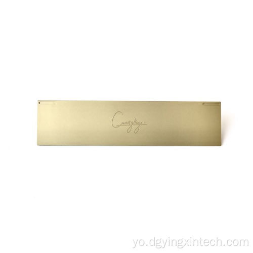 Aluminium Alloy 304 Irin ẹjọ Keyboard ti ko ni idiyele
